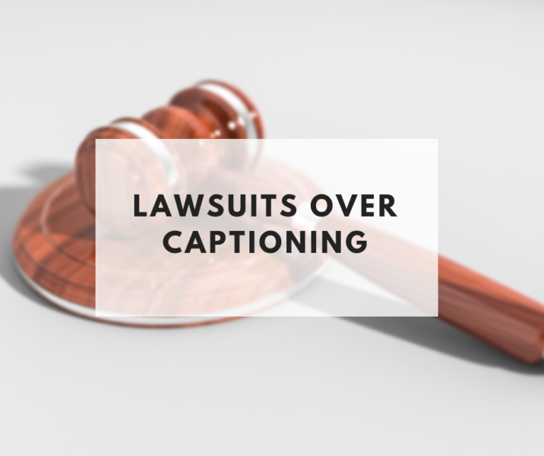 103:365 | Captioning Lawsuits – Designed to Inspire